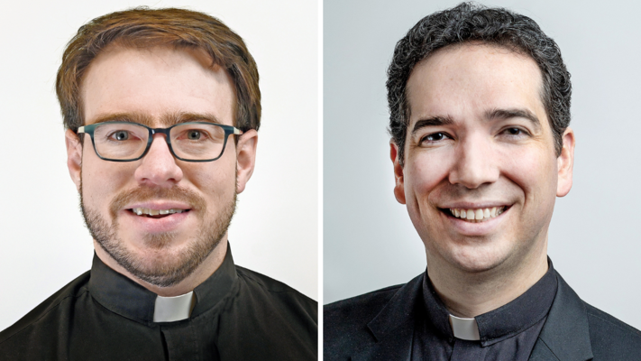 Two ordained Jesuit priests