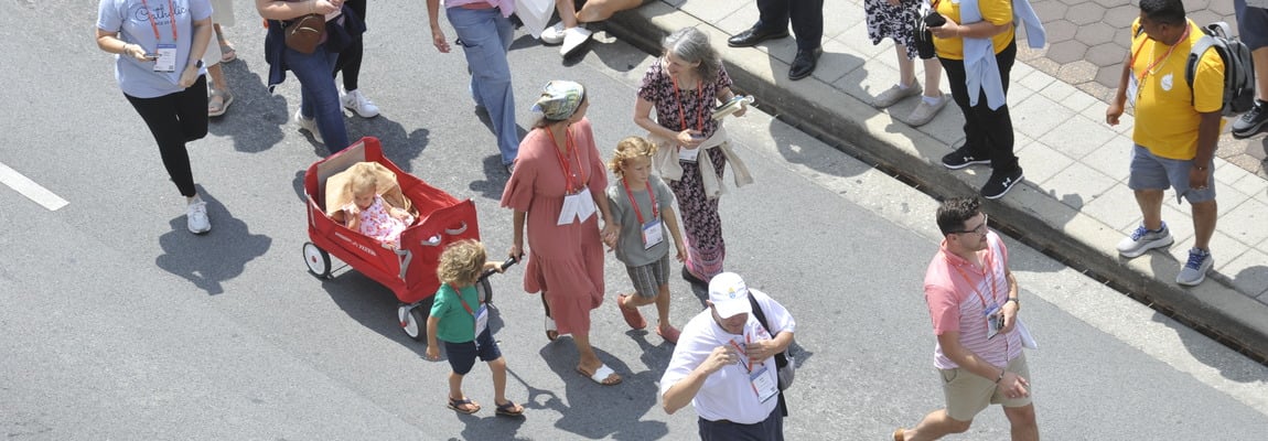 Family makes the ultimate Catholic road trip