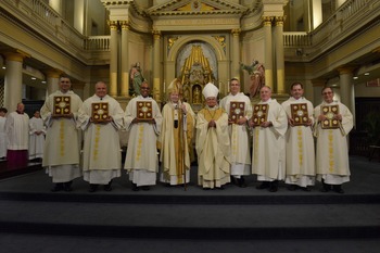Seven new permanent deacons were no lone rangers