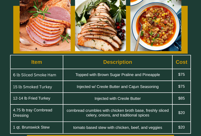 JPII Falcon Booster Club is selling Hams