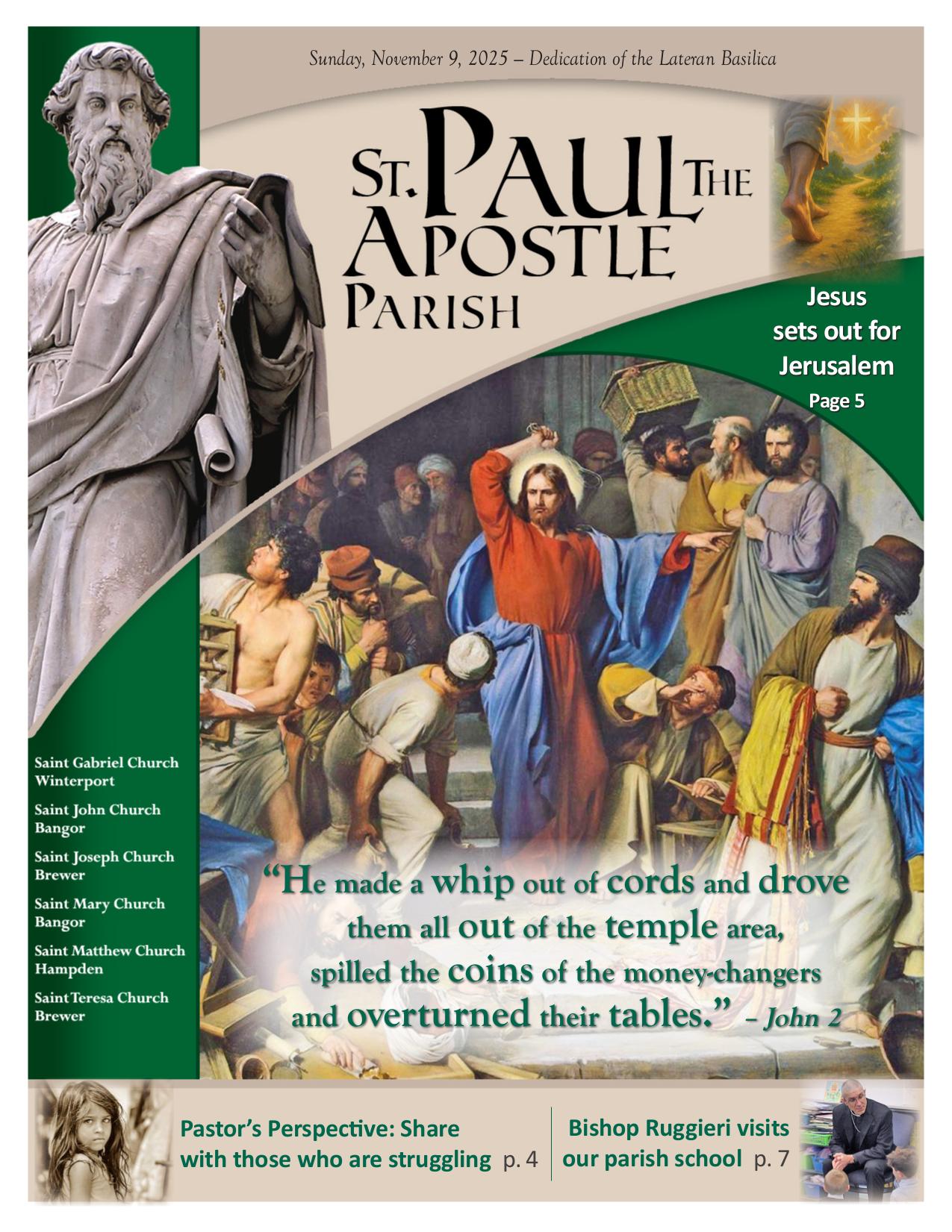 november 9, 2025 Bulletin