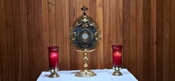 Adoration Chapel closes at noon.