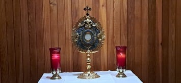 Adoration Chapel closes at noon.