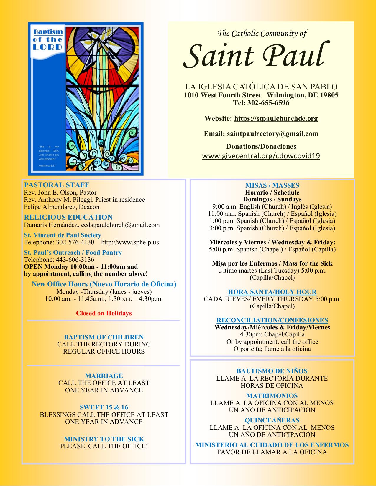 january 11, 2026 Bulletin