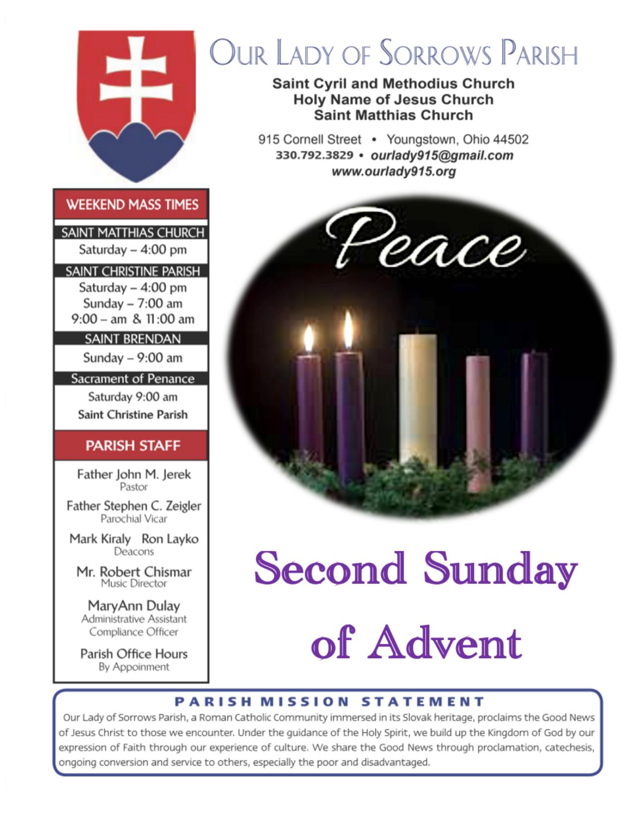 december 7, 2025 Bulletin