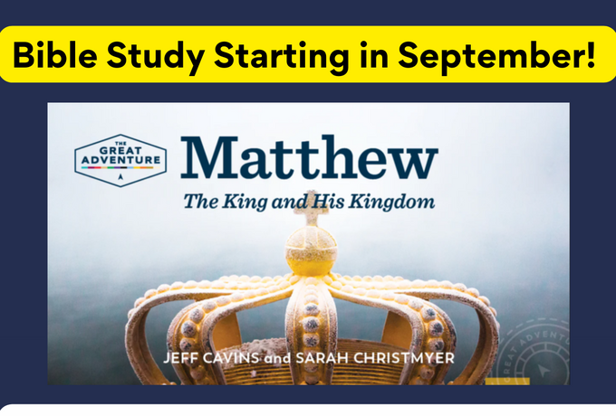 Bible Study: Tuesday Nights Online or In-Person