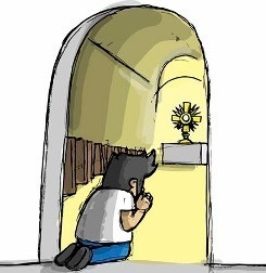 What to do During a Visit to the Blessed Sacrament: A Step-by-Step Visual Guide