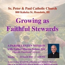 Parish Lenten Mission: Growing As Faithful Stewards