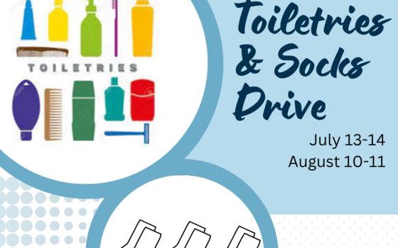 Toiletries & Socks Drive