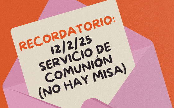 Communion Service/Servicio de Communión 12/2