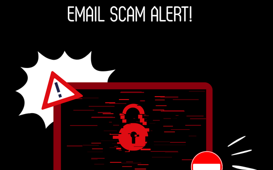 Scam email alert!