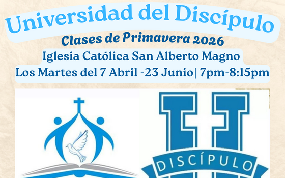 Cursos de Primavera 2026: La Universidad del Discípulo