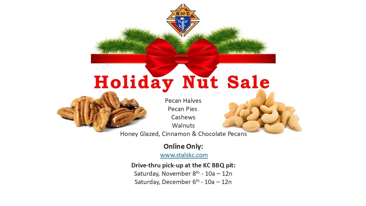 KC Holiday Nut Sales (Online Orders Only)