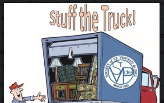 STUFF THE TRUCK for St. Vincent de Paul