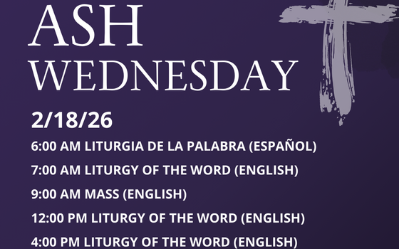 Ash Wednesday - Miércoles de Ceniza