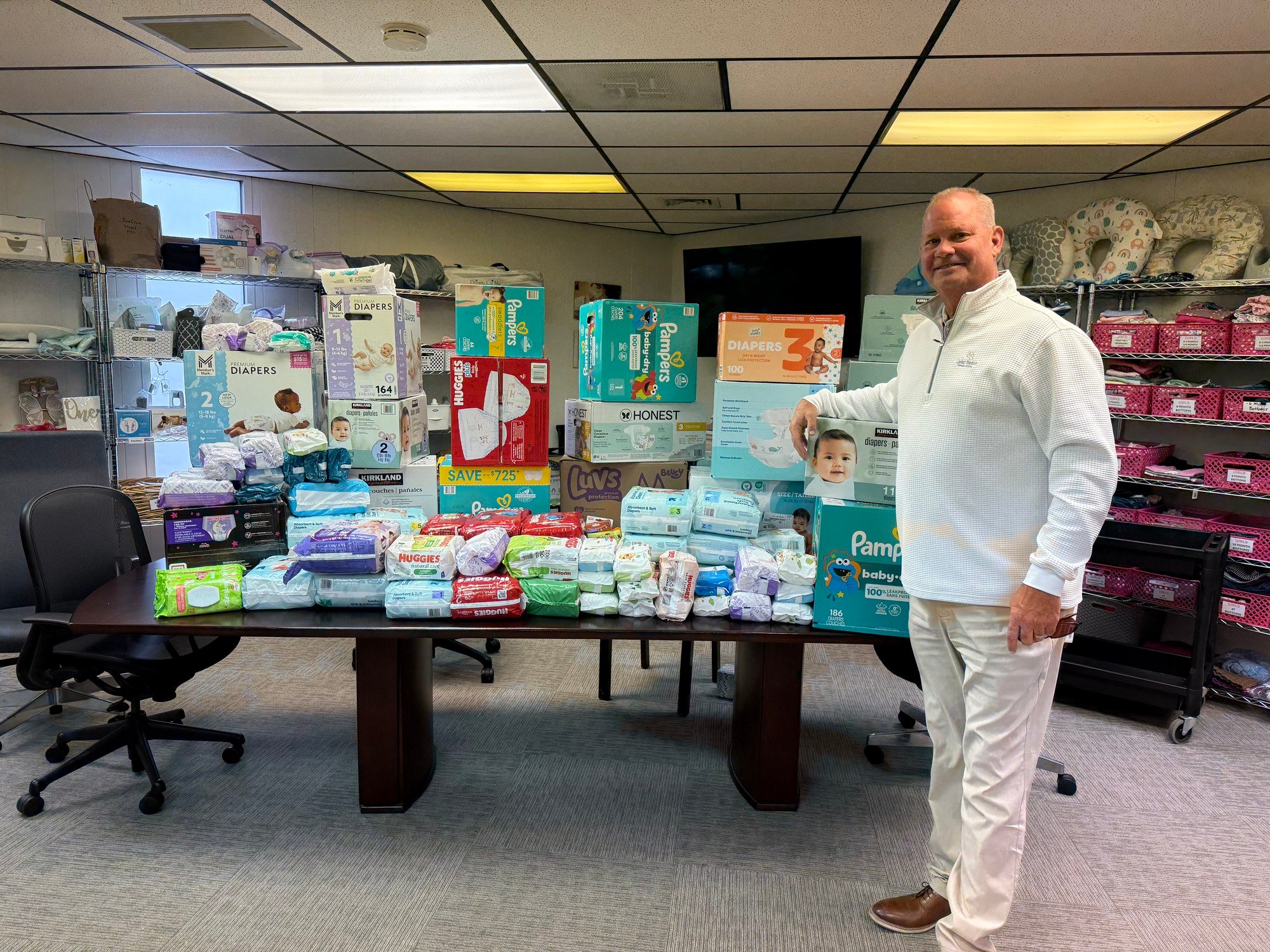 Diaper and wipes drive