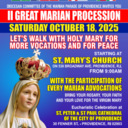 Second Annual Great Marian Procession - with Bishop Lewandowski
