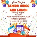 Senior Bingo