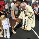 St. Mary's Schools hold first blessing of the animals