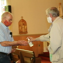 Joyful parishioners back in church