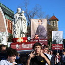 Marching with the saints in Clinton