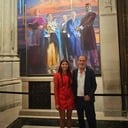 Local girl resembling saint, in more than appearance, depicted in mural at St. Patrick’s Cathedral