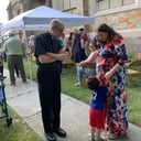 Getting acquainted: 'Lemonade on the Lawn' brings parishioners together