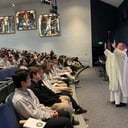 Bishop tells of wisdom, St. Paul at Catholic Schools Week Mass; teacher receives service award