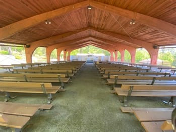OUTDOOR WEEKEND MASSES IN PAVILION - FISKDALE