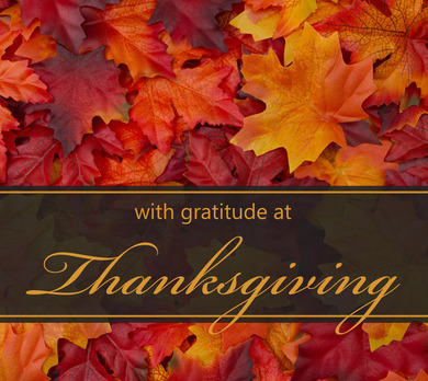 The Office is Closed in Observance of Thanksgiving