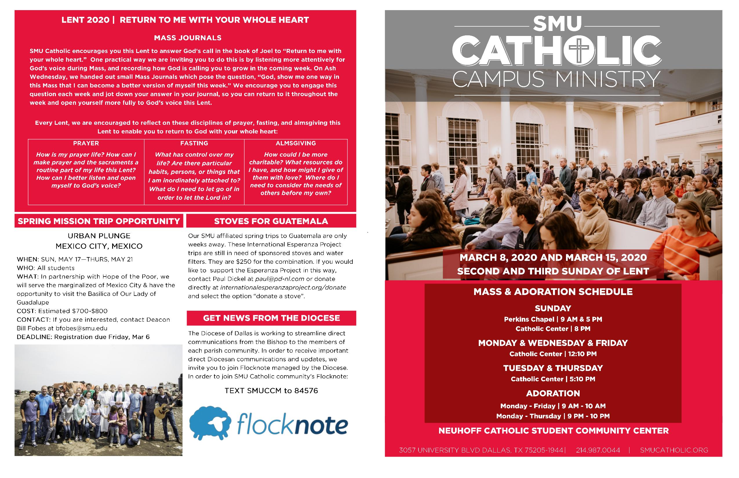 march 8, 2020 Bulletin
