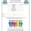 Parish Council Ballot