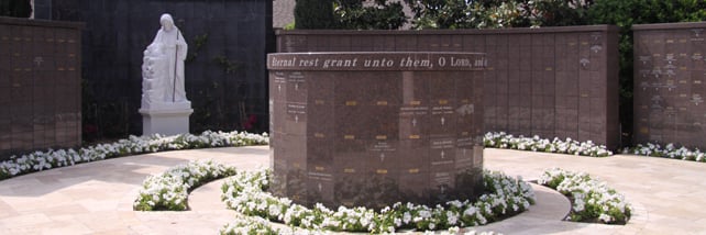 Columbarium with Good Shepherd