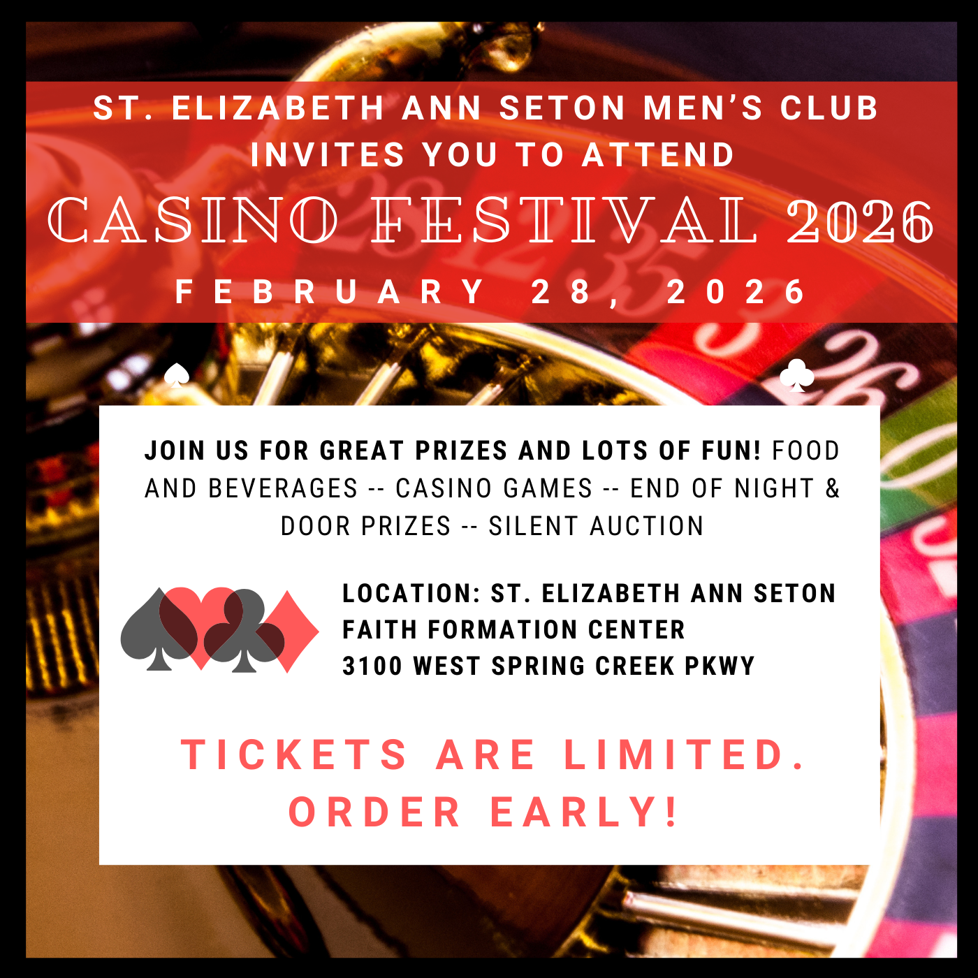 Men's Club Casino Night