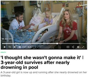 Thanks for all the prayers for 3-year-old Sloane, a member of our Assumption Parish Family!