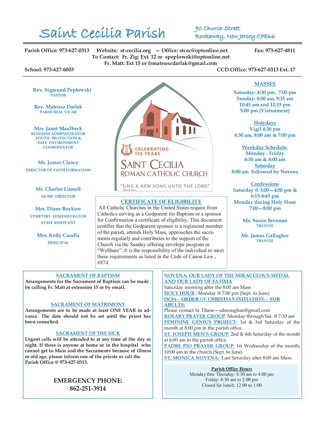 november 30, 2025 Bulletin