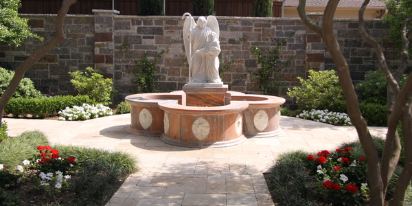 The Fountain in the Memory Garden
