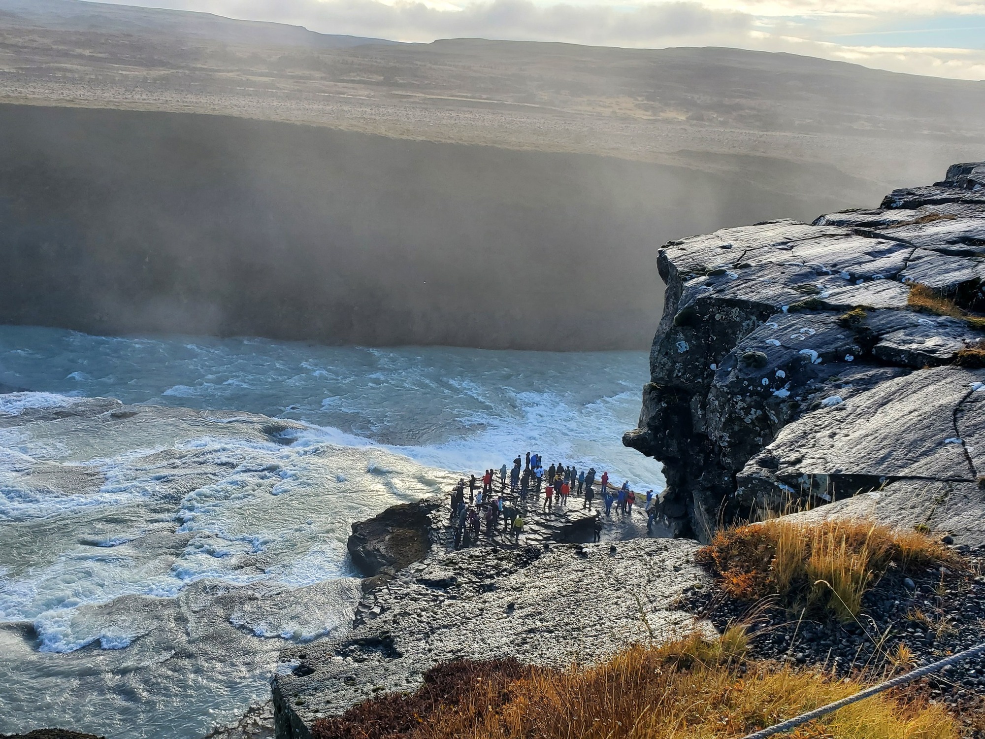Beautiful Waterfall in Iceland with Group Tour