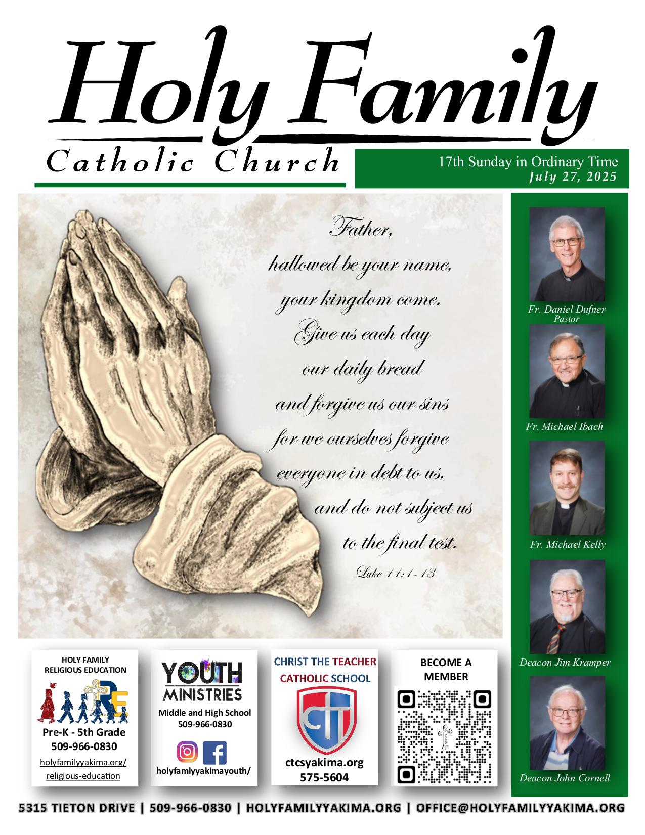 july 27, 2025 Bulletin