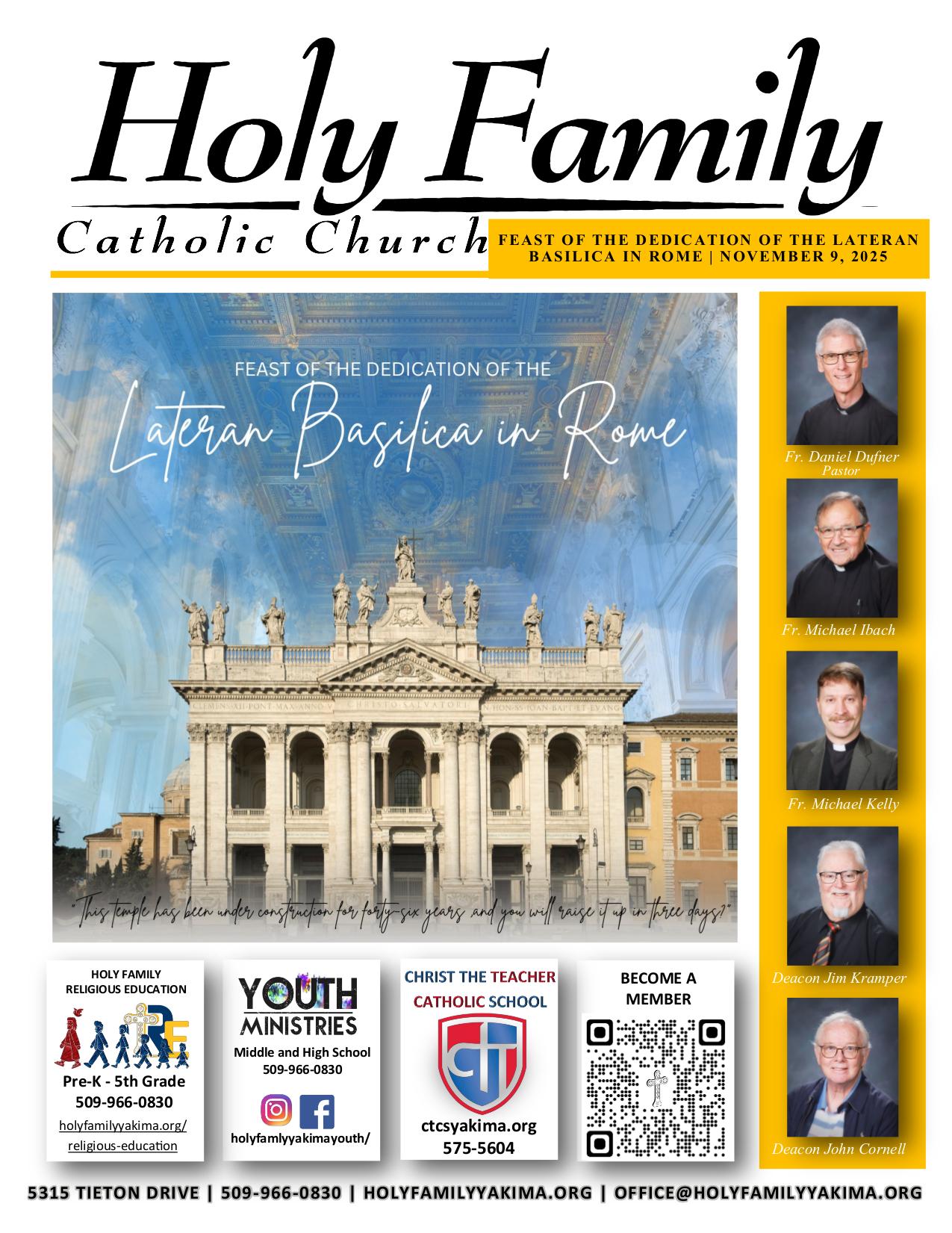 november 9, 2025 Bulletin