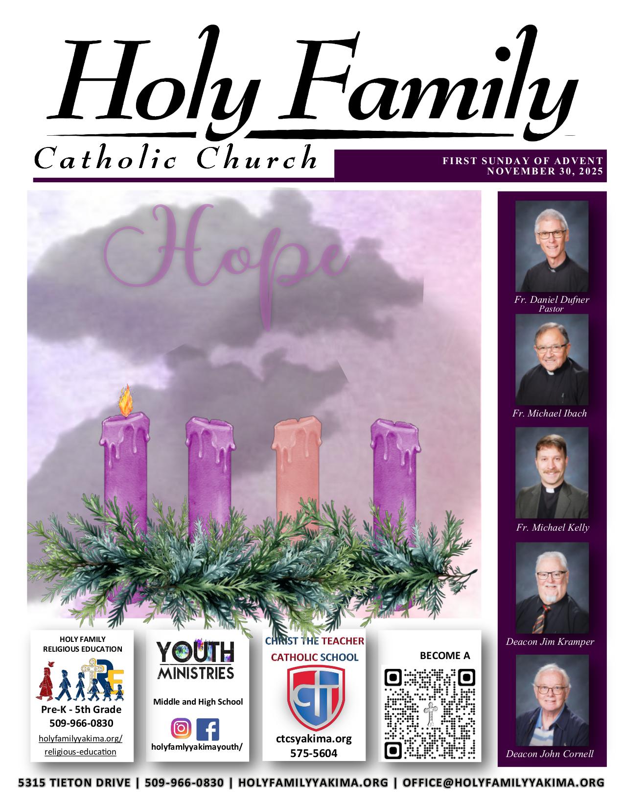 november 30, 2025 Bulletin