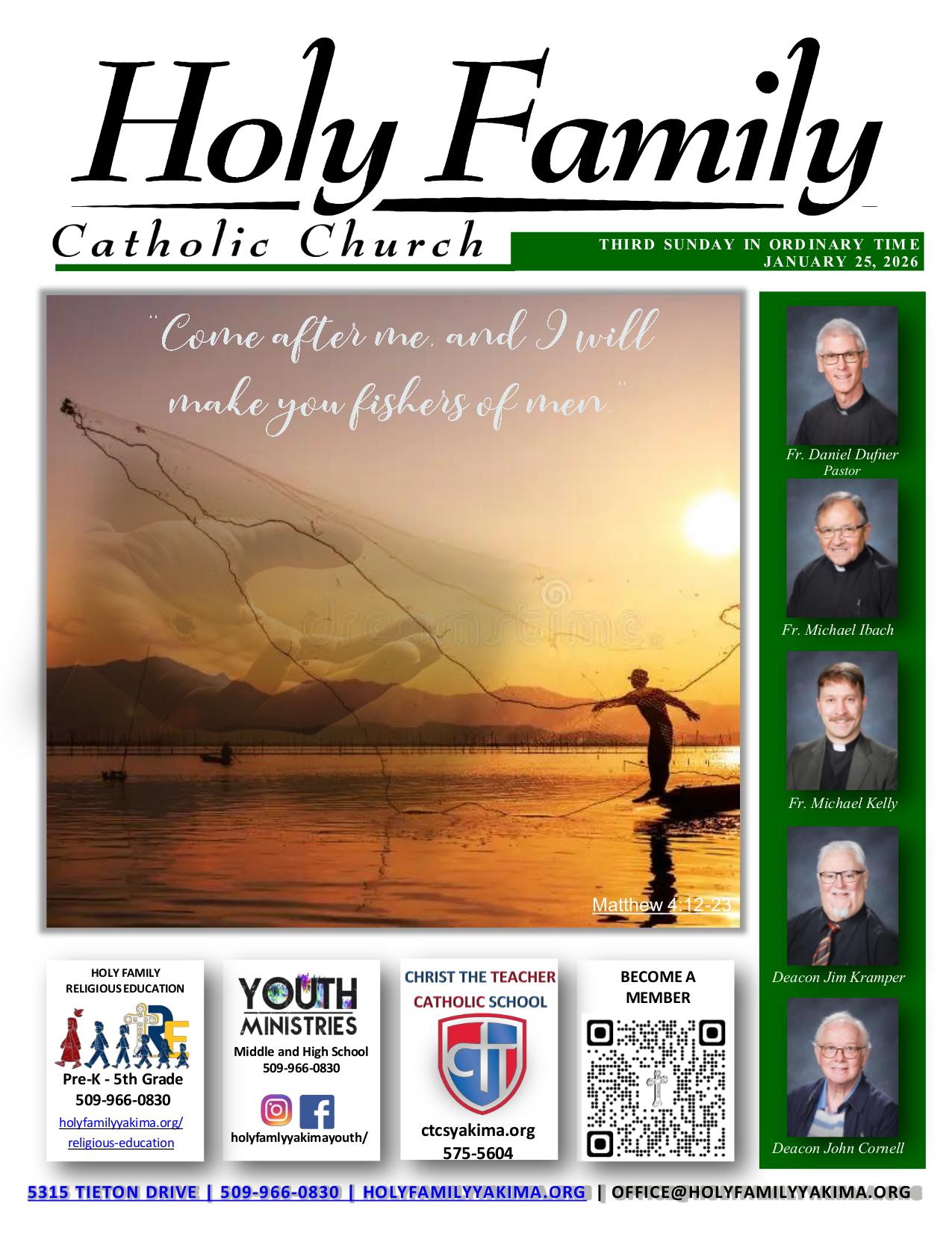 january 25, 2026 Bulletin