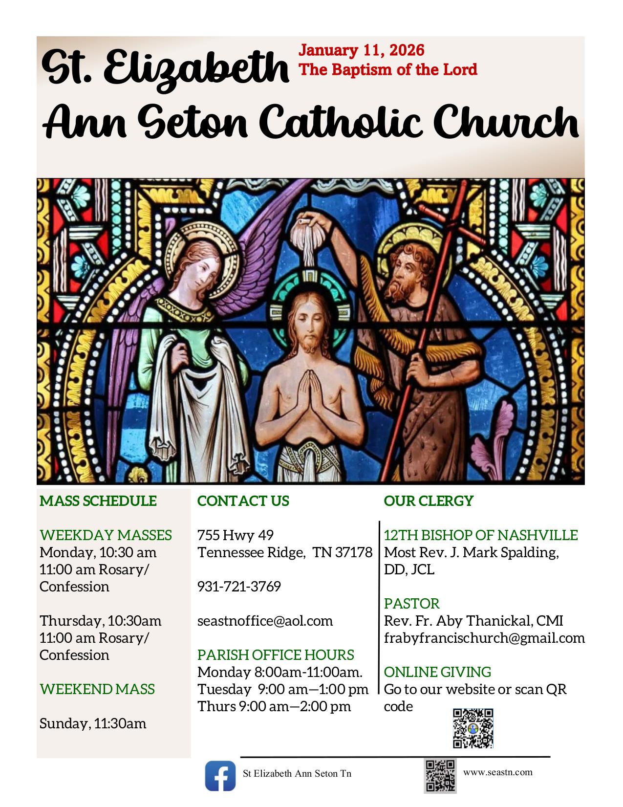 january 11, 2026 Bulletin