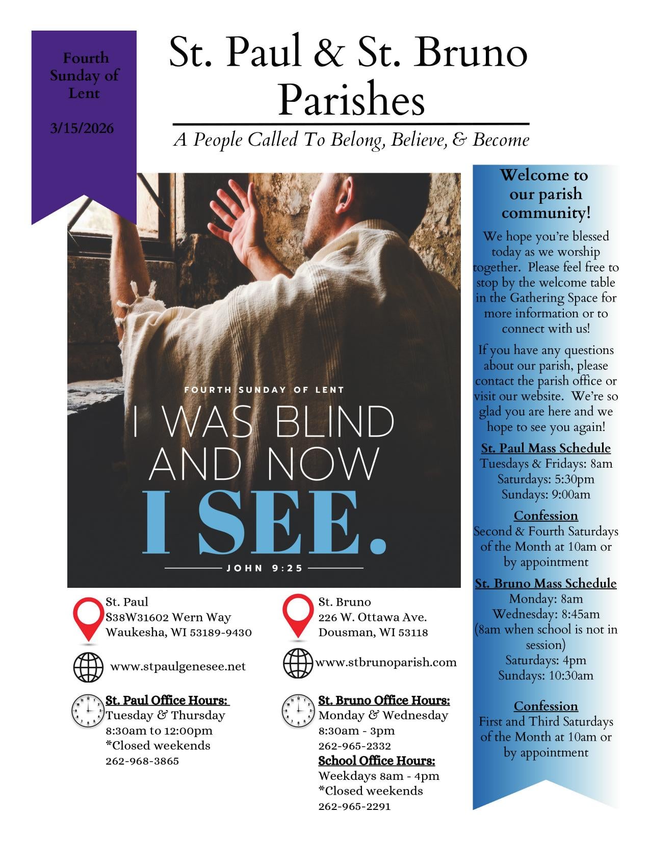 march 15, 2026 Bulletin