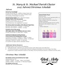 Advent Schedule 2025