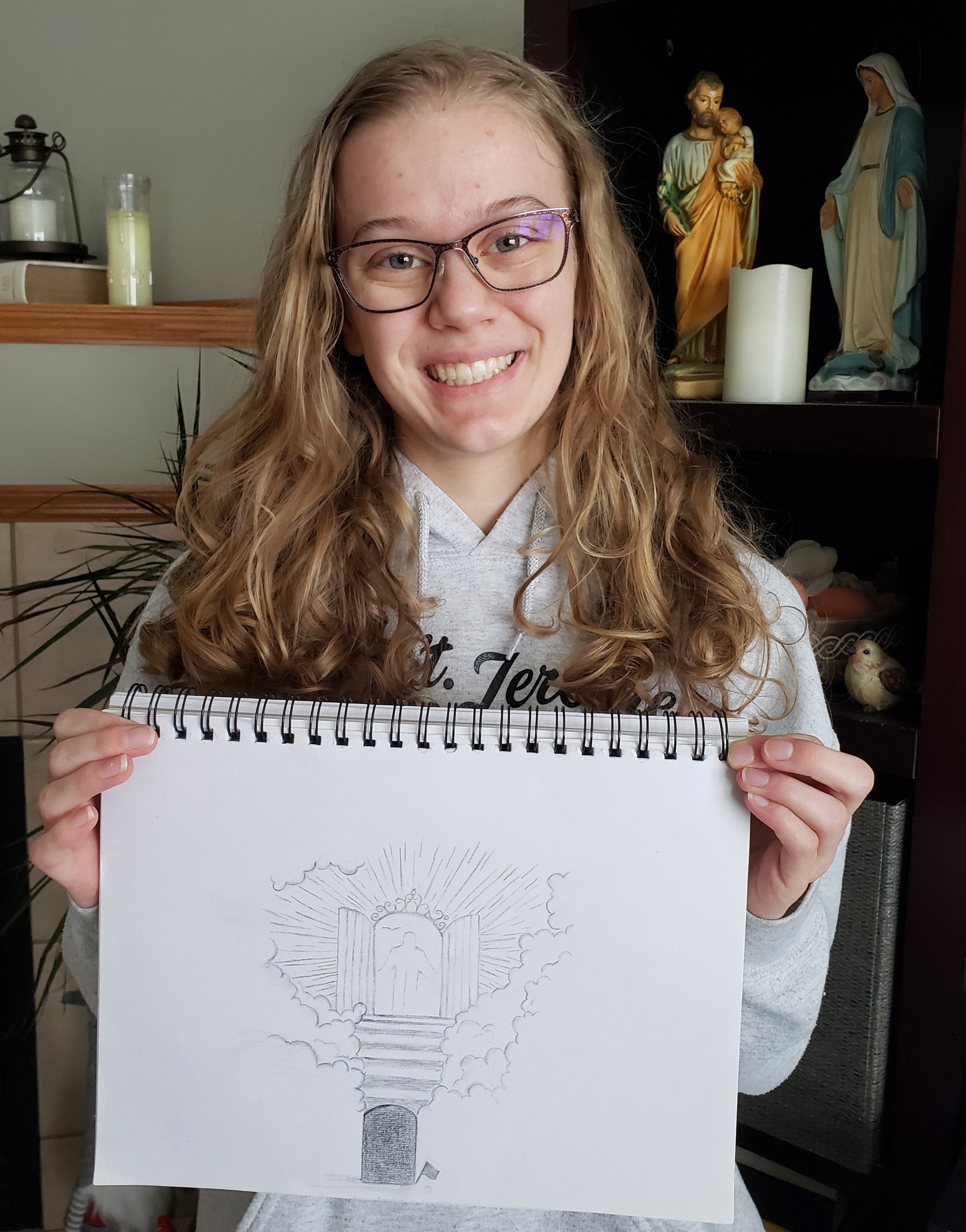 Runner up Katie Schroedl, grade 10