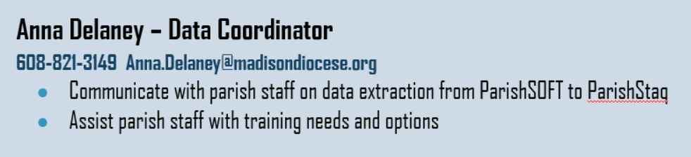 Anna Delaney -Data Coordinator