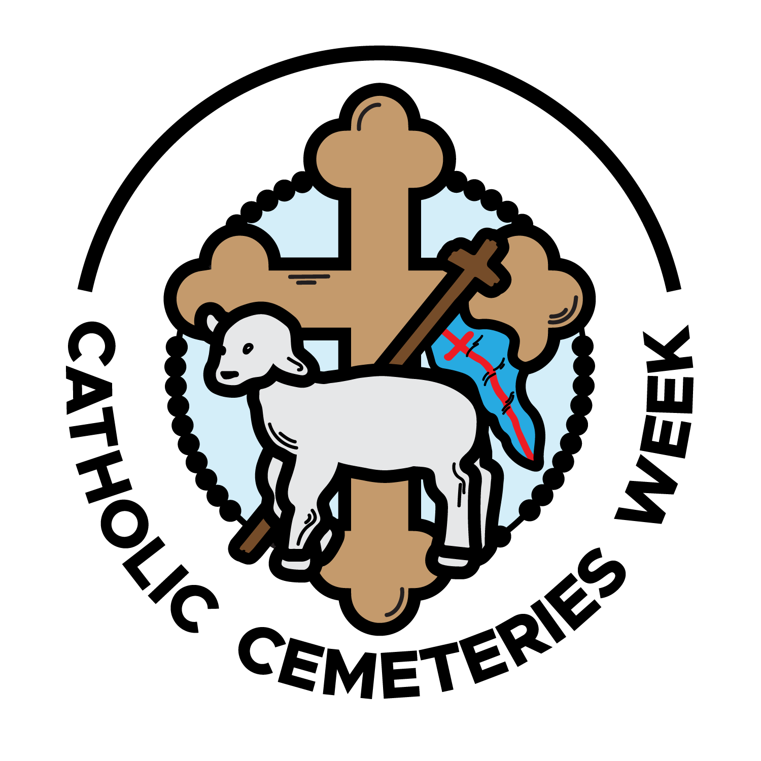 Catholic Cemeteries Week Logo