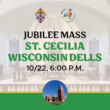 Jubliee Mass with Bishop Hying - St. Cecilia, Wisconsin Dells