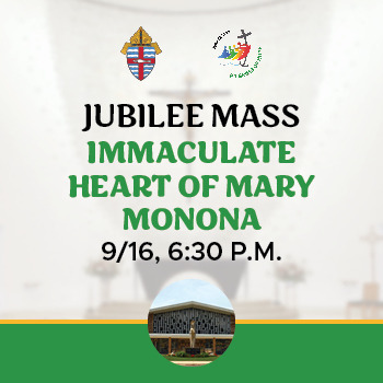 Jubliee Mass with Bishop Hying - Immaculate Heart of Mary, Monona